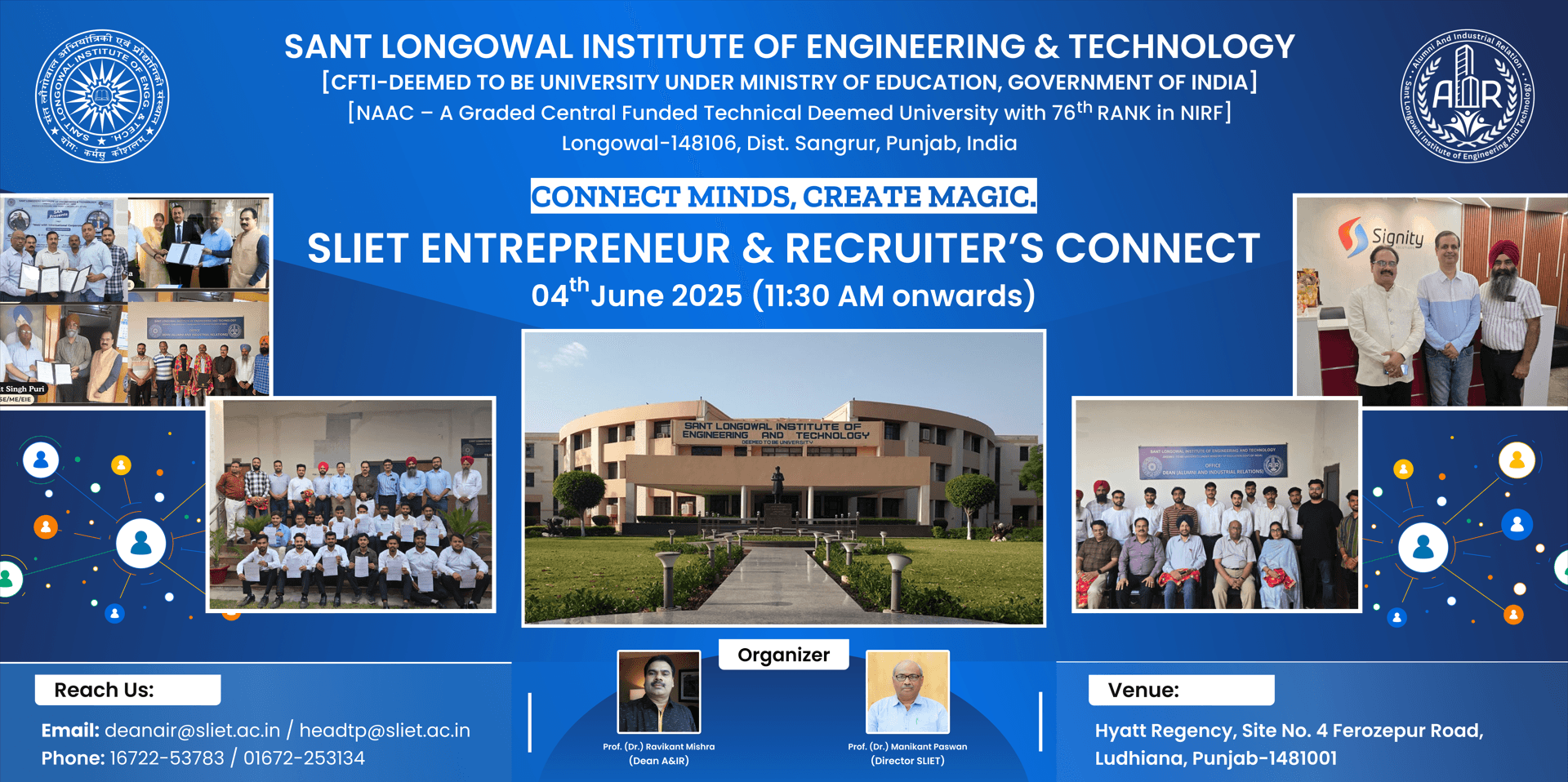SLIET Entrepreneurs & Recruiters Connect | Industry–Alumni Collaboration